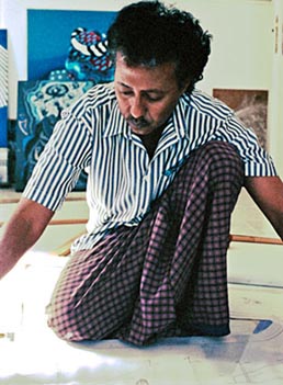 Der Maler Fuad Al-Futaih