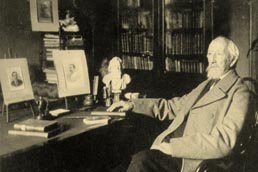 Groth in seiner Kajüte